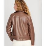 Belted Biker Real Leather Jacket