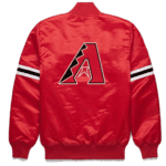 Arizona Diamondbacks Classic Satin Varsity Red Jacket