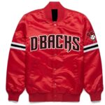 Arizona Diamondbacks Classic Satin Varsity Red Jacket