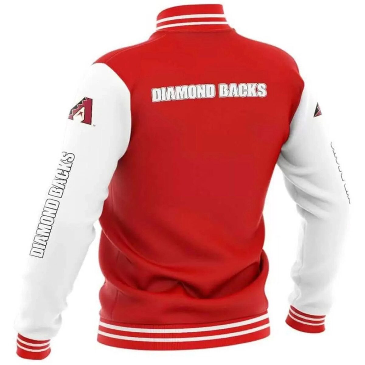 Arizona Diamondbacks Wool Varsity Jacket Red White