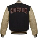 Arizona Diamondbacks Letterman Wool Leather Varsity Jacket