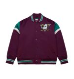 Heavyweight Satin Jacket Anaheim Ducks