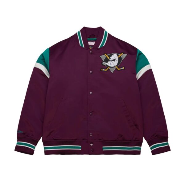 Heavyweight Satin Jacket Anaheim Ducks