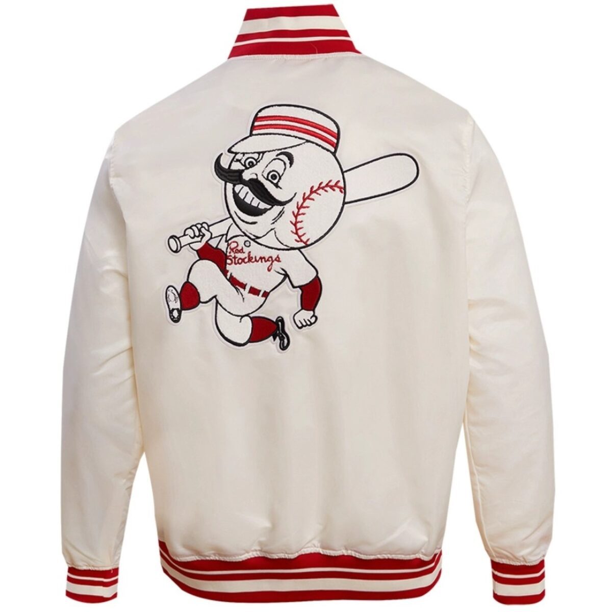 Cincinnati Reds Pro Standard Retro Classic Satin Varsity Jacket