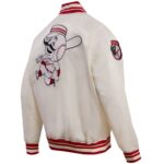 Cincinnati Reds Pro Standard Retro Classic Satin Varsity Jacket