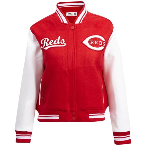 Women’s Cincinnati Reds Pro Standard Wool & Leather Varsity Jacket