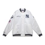 City Collection Lightweight Satin Jacket New York Yankees