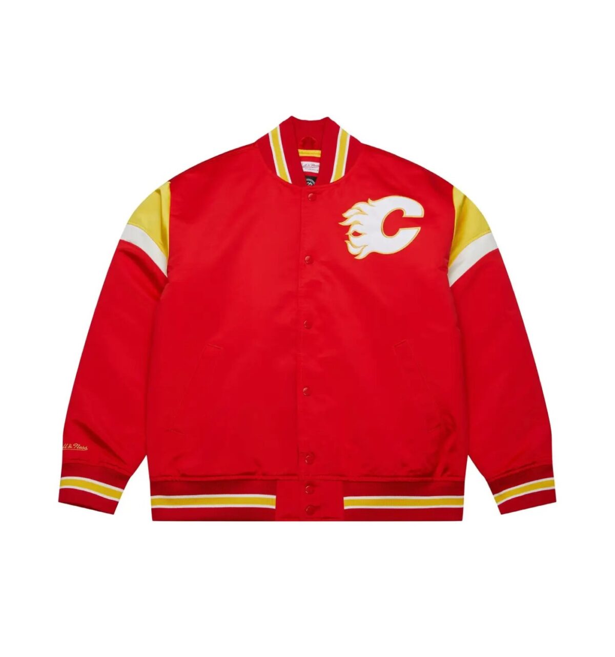 Heavyweight Satin Jacket Calgary Flames