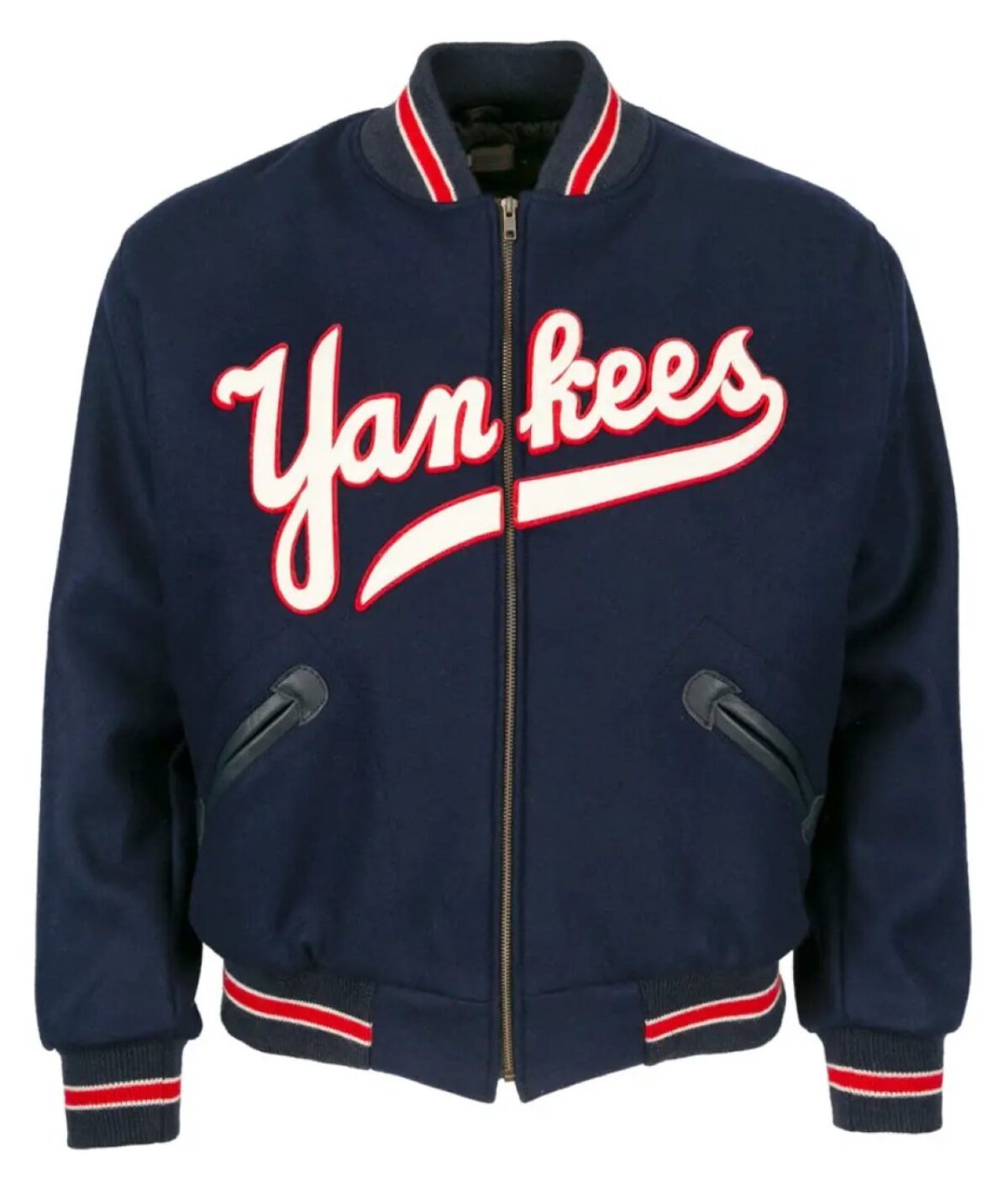 New York Yankees 1947 Authentic Navy Varsity Jacket