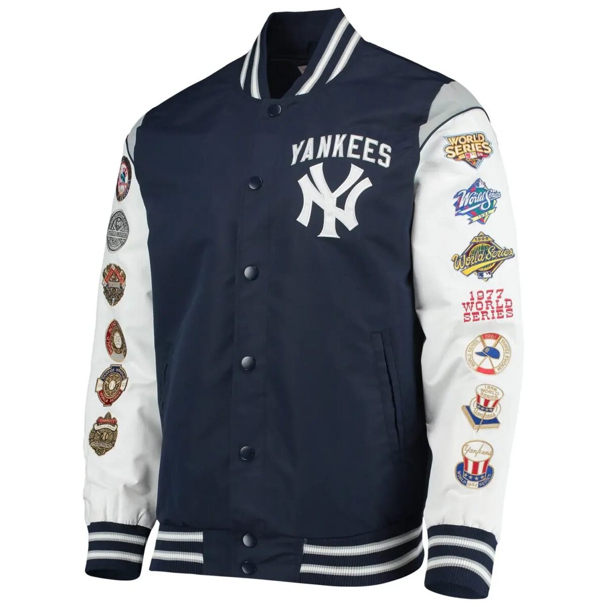 New York Yankees Game Commemorative Navy & White Jacket