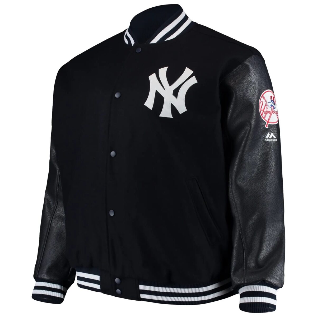 New York Yankees On-Field Authentic Collection Black Varsity Jacket