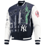 New York Yankees Pro Standard Remix Navy Varsity Jacket