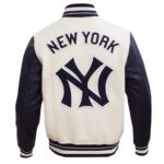 New York Yankees Retro Classic Navy & White Varsity Jacket