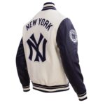 New York Yankees Retro Classic Navy & White Varsity Jacket