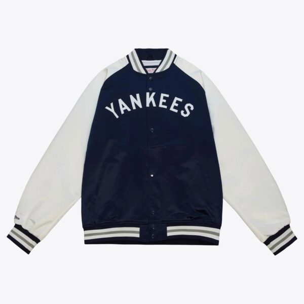 Primetime Lightweight Satin Jacket New York Yankees