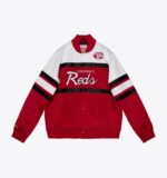 Special Script Heavyweight Satin Jacket Cincinnati Reds