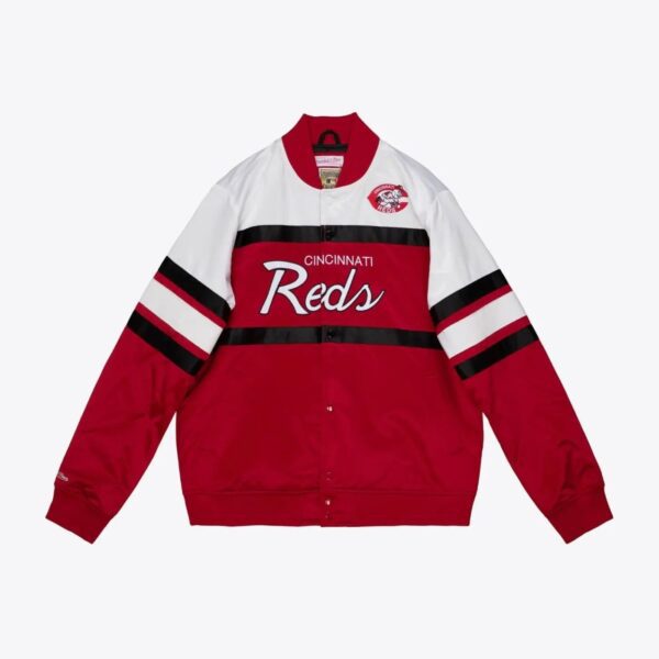 Special Script Heavyweight Satin Jacket Cincinnati Reds